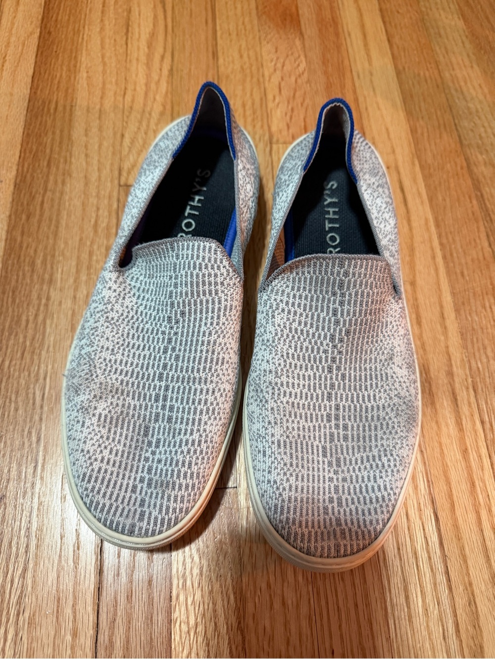 Rothy's Women's The Original Slip-On Flats in Heathered Gray- 10